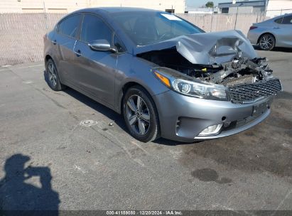 2018 KIA FORTE S Gray  Gasoline 3KPFL4A76JE175110 photo #1