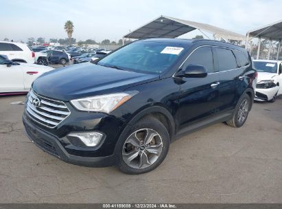 2013 HYUNDAI SANTA FE GLS Black  Gasoline KM8SM4HFXDU015001 photo #3