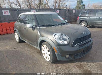 2012 MINI COOPER S COUNTRYMAN Gray  Gasoline WMWZC5C5XCWL58031 photo #1