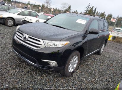 2011 TOYOTA HIGHLANDER SE V6 Black  Gasoline 5TDBK3EH4BS083953 photo #3