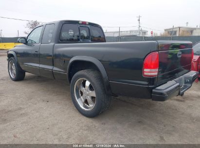 2003 DODGE DAKOTA SPORT Black  Gasoline 1D7HL32N93S222944 photo #4