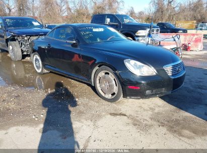 2003 LEXUS SC 430 Black  Gasoline JTHFN48Y130042869 photo #1