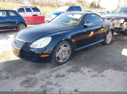 2003 LEXUS SC 430 Black  Gasoline JTHFN48Y130042869 photo #3