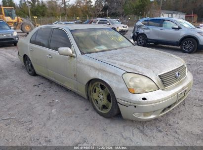 2001 LEXUS LS 430 Silver  Gasoline JTHBN30FX10037878 photo #1