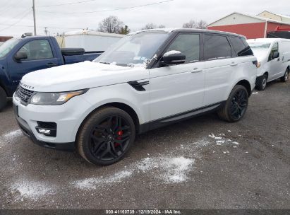 2016 LAND ROVER RANGE ROVER SPORT Gray  Gasoline SALWR2EF9GA563912 photo #3