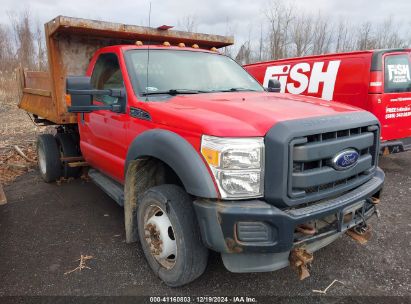 2012 FORD F450 SUPER DUTY Red  Gasoline 1FDUF4HY8CEB43234 photo #1