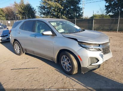 2022 CHEVROLET EQUINOX AWD LT Silver  Gasoline 3GNAXUEV4NL188020 photo #1