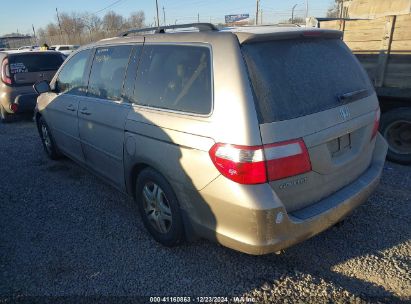 2007 HONDA ODYSSEY EX-L Tan  Gasoline 5FNRL38627B102940 photo #4