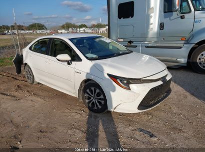 2020 TOYOTA COROLLA HYBRID LE White  Hybrid JTDEBRBE9LJ005841 photo #1