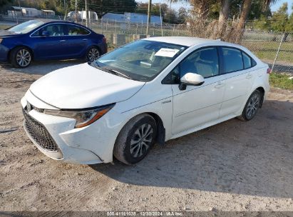 2020 TOYOTA COROLLA HYBRID LE White  Hybrid JTDEBRBE9LJ005841 photo #3