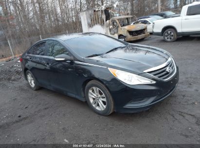 2014 HYUNDAI SONATA GLS Black  Gasoline 5NPEB4AC1EH943427 photo #1