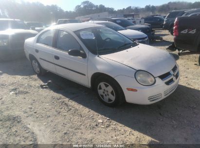 2004 DODGE NEON SE White  Gasoline 1B3ES26C64D529675 photo #1