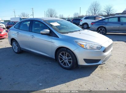 2018 FORD FOCUS SE Silver  Gasoline 1FADP3F27JL242622 photo #1