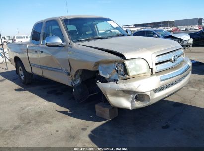 2003 TOYOTA TUNDRA SR5 Gold  Gasoline 5TBRN34103S390718 photo #1