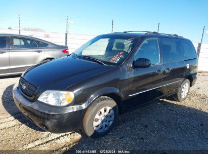 2005 KIA SEDONA EX/LX Black  Gasoline KNDUP132X56687914 photo #3