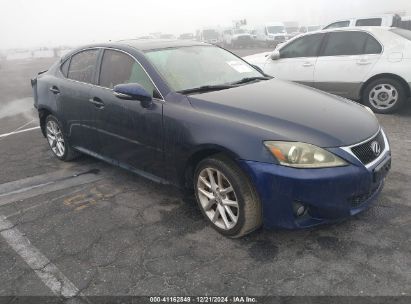 2011 LEXUS IS 250 Blue  Gasoline JTHCF5C25B5050743 photo #1