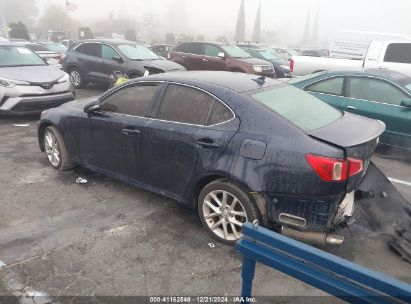 2011 LEXUS IS 250 Blue  Gasoline JTHCF5C25B5050743 photo #4