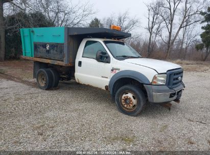 2006 FORD F-450 CHASSIS XL/XLT White  Diesel 1FDXF47P96EA23906 photo #1