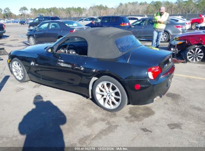 2007 BMW Z4 3.0I Black  Gasoline 4USBU33567LW60522 photo #4