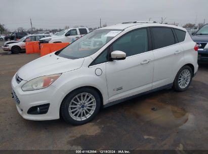 2014 FORD C-MAX ENERGI SEL Black  Hybrid 1FADP5CUXEL515219 photo #3