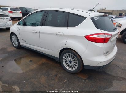 2014 FORD C-MAX ENERGI SEL Black  Hybrid 1FADP5CUXEL515219 photo #4