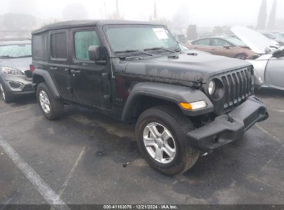 2022 JEEP WRANGLER UNLIMITED SPORT S 4X4 Black  Gasoline 1C4HJXDG1NW251565 photo #1