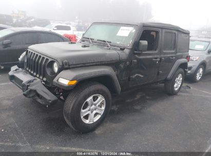 2022 JEEP WRANGLER UNLIMITED SPORT S 4X4 Black  Gasoline 1C4HJXDG1NW251565 photo #3