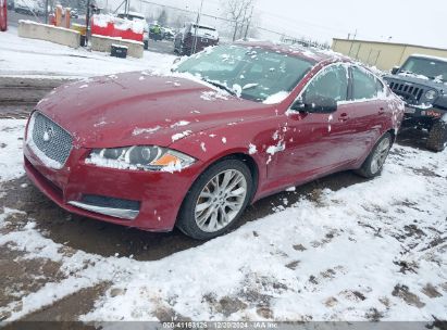 2013 JAGUAR XF V6 SC Red  Gasoline SAJWA0E7XD8S73324 photo #3