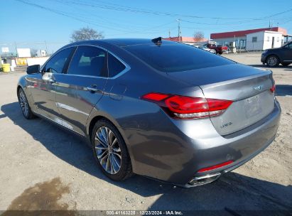 2015 HYUNDAI GENESIS 3.8 Gray  Gasoline KMHGN4JE3FU057405 photo #4