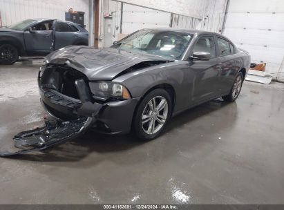 2013 DODGE CHARGER SXT Gray  Flexible Fuel 2C3CDXJG2DH577334 photo #3