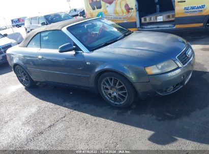 2004 AUDI A4 1.8T Gray  Gasoline WAUAC48H24K010906 photo #1