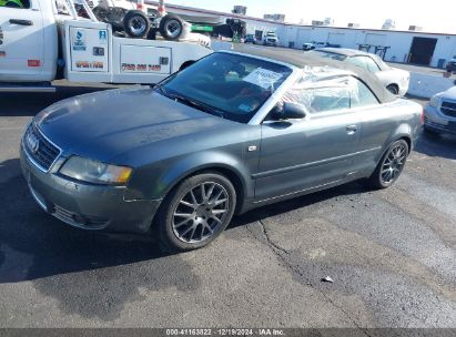 2004 AUDI A4 1.8T Gray  Gasoline WAUAC48H24K010906 photo #3