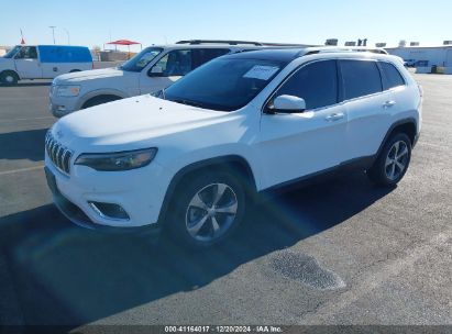 2020 JEEP CHEROKEE LIMITED FWD White  gas 1C4PJLDBXLD536346 photo #3