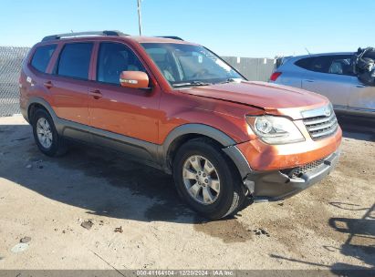 2009 KIA BORREGO LX Orange  Gasoline KNDJJ741695014451 photo #1