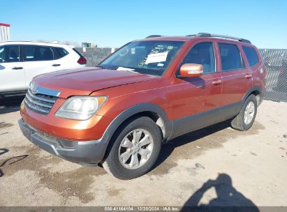 2009 KIA BORREGO LX Orange  Gasoline KNDJJ741695014451 photo #3