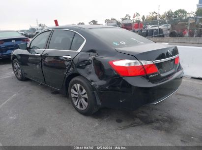 2014 HONDA ACCORD LX Black  Gasoline 1HGCR2F33EA261237 photo #4