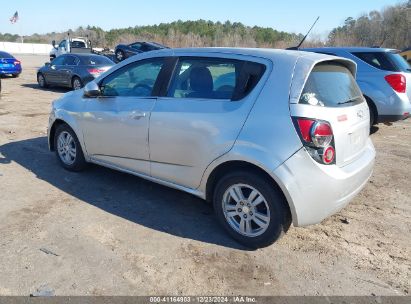 2014 CHEVROLET SONIC LT AUTO Silver  Gasoline 1G1JC6SG9E4201882 photo #4