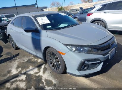 2021 HONDA CIVIC SPORT Gray  Gasoline SHHFK7H40MU406404 photo #1