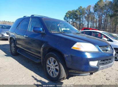 2003 ACURA MDX Dark Blue  Gasoline 2HNYD18733H513607 photo #1