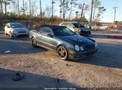 2001 MERCEDES-BENZ CLK 320 Dark Blue  Gasoline WDBLK65G91T074645 photo #1