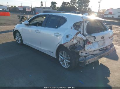 2015 LEXUS CT 200H White  Hybrid JTHKD5BH2F2225318 photo #4