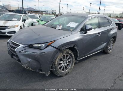 2016 LEXUS NX 200T Gray  Gasoline JTJYARBZ8G2036854 photo #3