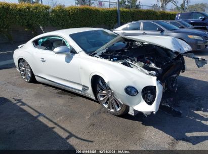 2022 BENTLEY CONTINENTAL GT MULLINER/V8 White  Gasoline SCBCG2ZG5NC093224 photo #1