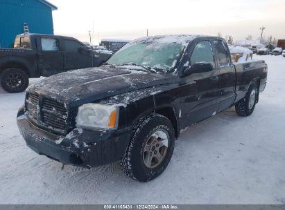 2006 DODGE DAKOTA SLT Black  Gasoline 1D7HW42K26S607690 photo #3