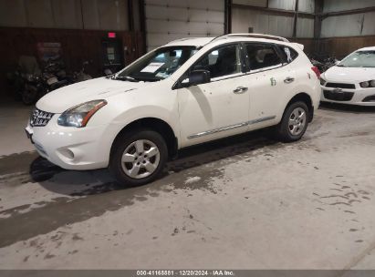 2014 NISSAN ROGUE SELECT S White  Gasoline JN8AS5MV3EW709418 photo #3