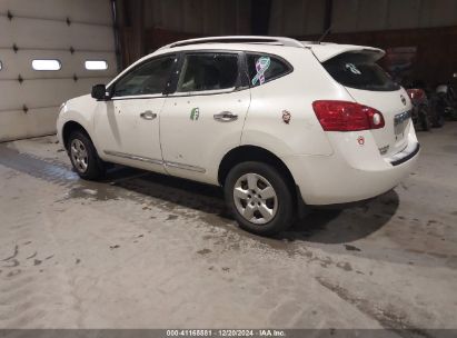 2014 NISSAN ROGUE SELECT S White  Gasoline JN8AS5MV3EW709418 photo #4