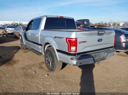 2016 FORD F-150 XLT Silver  Gasoline 1FTEW1CG0GFB99173 photo #4