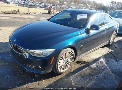 2014 BMW 428I Blue  Gasoline WBA3N3C54EK230124 photo #3