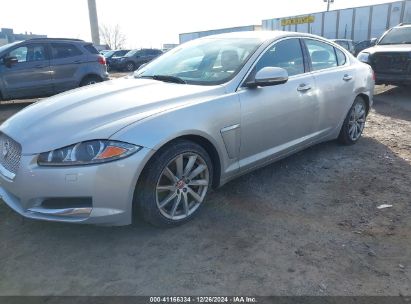 2013 JAGUAR XF I4 T Silver  Gasoline SAJWA0ES5DPS87349 photo #3