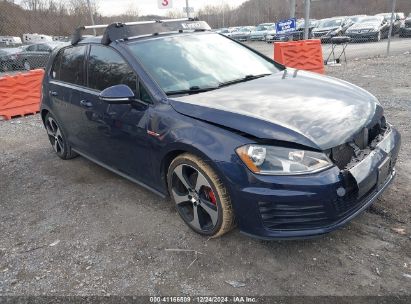 2016 VOLKSWAGEN GOLF GTI S 4-DOOR Blue  Gasoline 3VW5T7AU8GM066985 photo #1